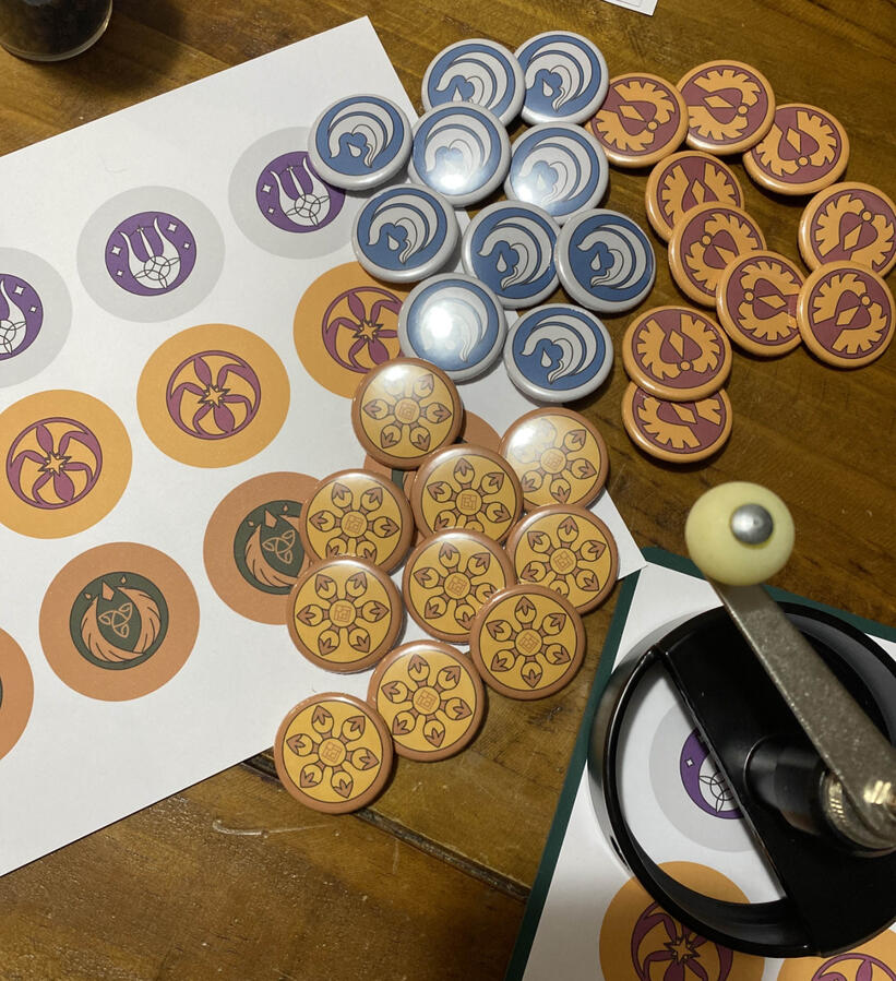 Character Symbol Badge production