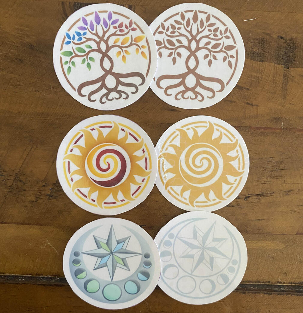 Prime Deity Symbol stickers