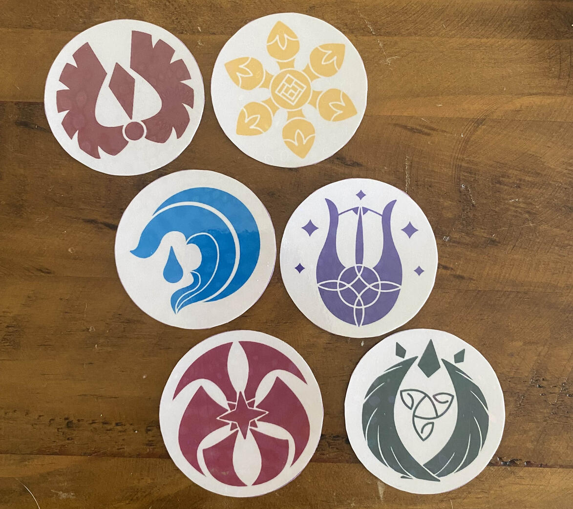 Character Sigil Stickers