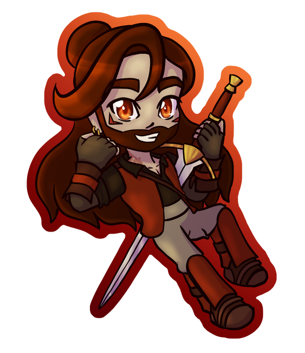 Pyrrhus Chibi Sticker