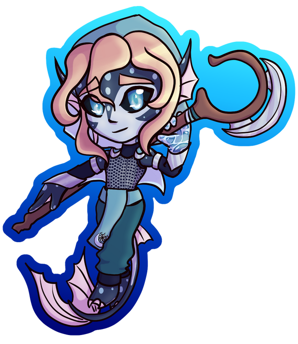 Nereus Chibi Sticker